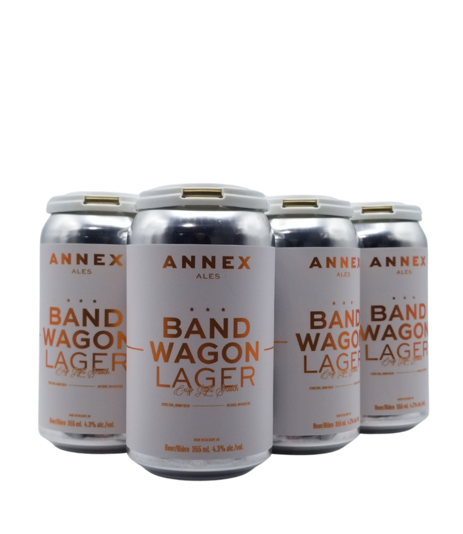 Annex Ale Project Band Wagon Lager 355ml - 6 Pack