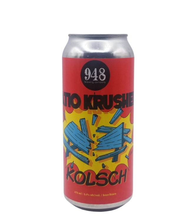 948 Brewing Patio Krusher Kolsch 473ml