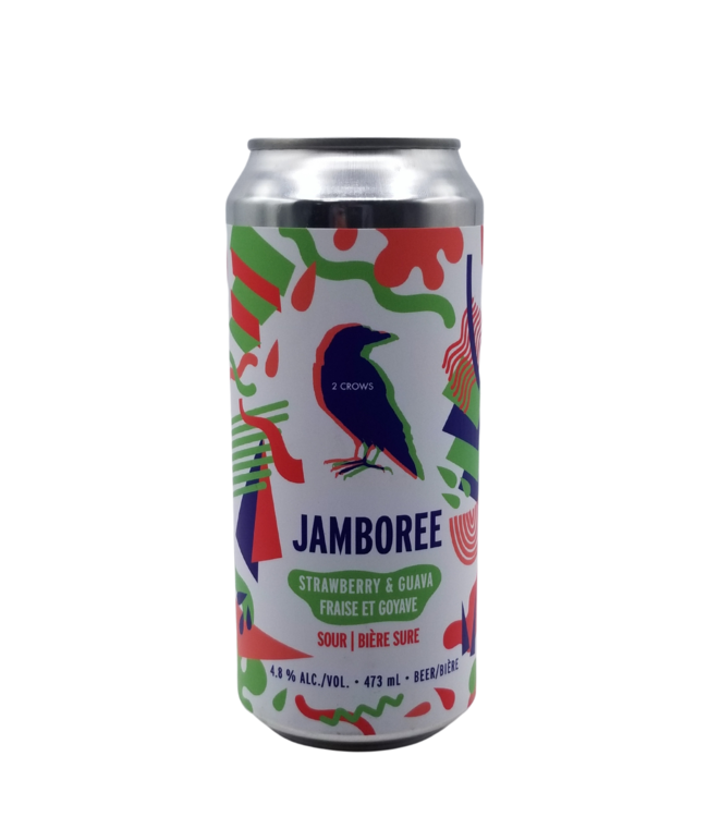 2Crows Brewing Jamboree: Strawberry, Guava Sour 473ml