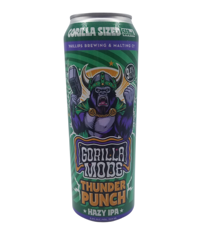 Phillips Brewing Gorilla Mode Thunder Punch IPA 568ml