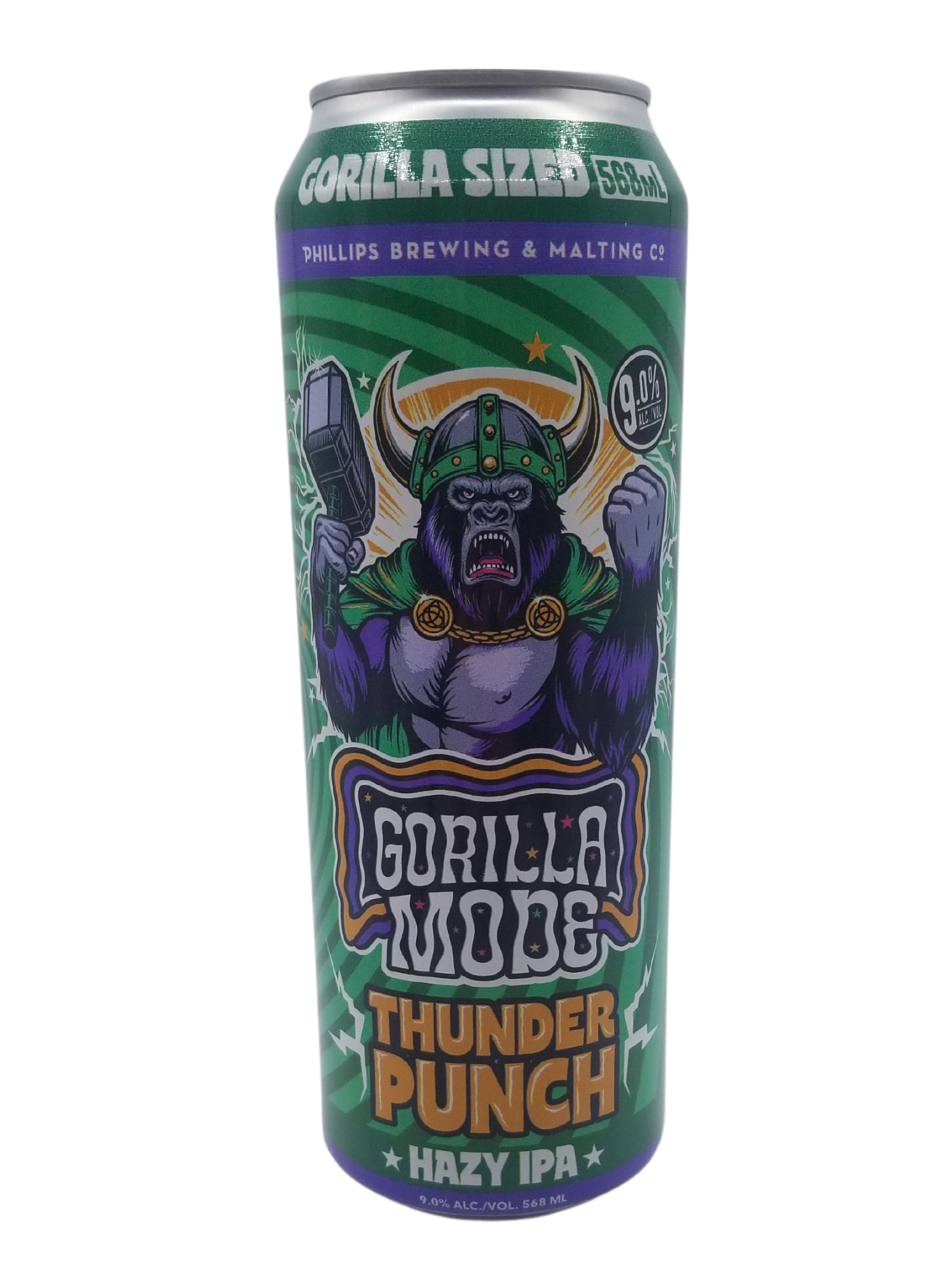 Phillips Brewing Gorilla Mode Thunder Punch IPA 568ml - The