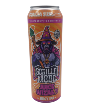 Phillips Brewing Phillips Brewing Gorilla Mode Juice Wizard IPA 568ml
