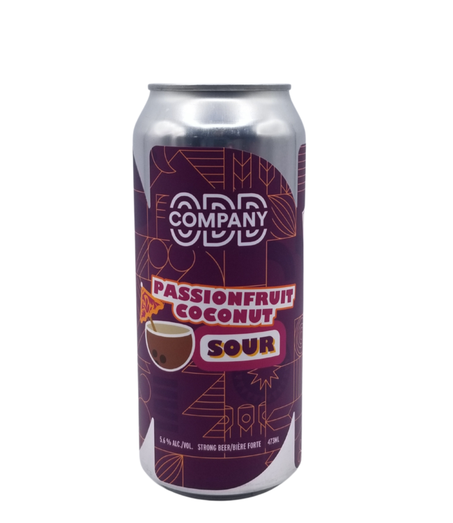 Odd Company Brewing Passionfruit Coconut Sour 473ml