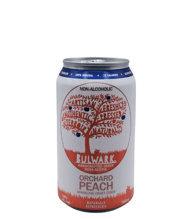 Bulwark Non-Alcoholic Peach Cider 355ml