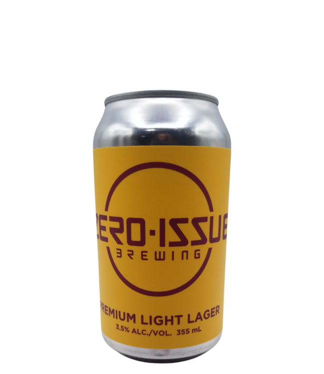 Zero Issue Brewing Premium Light Lager 355ml