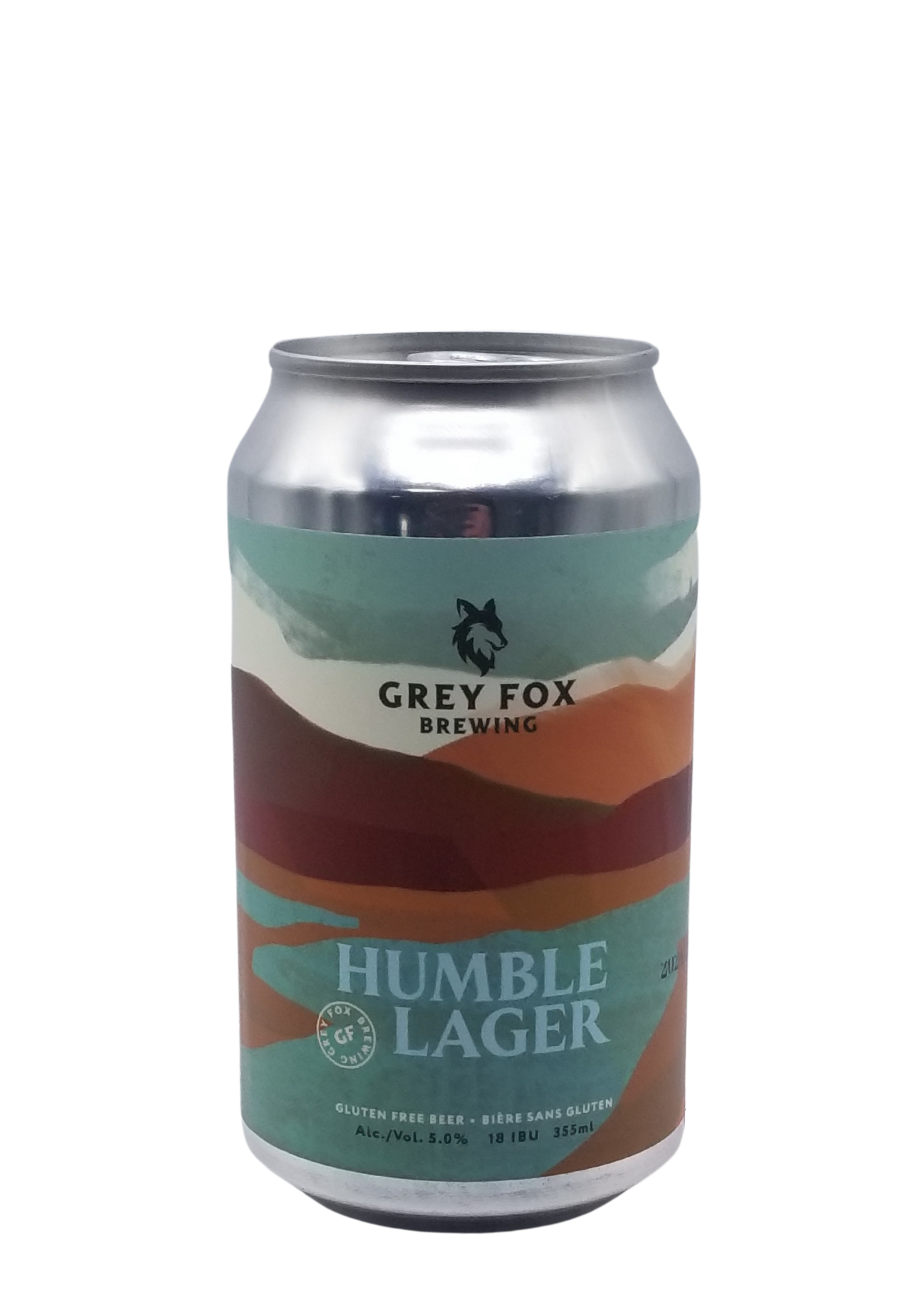 Humble Fox Brewing Grey Fox Brewing Humble Gluten Free Lager 355ml