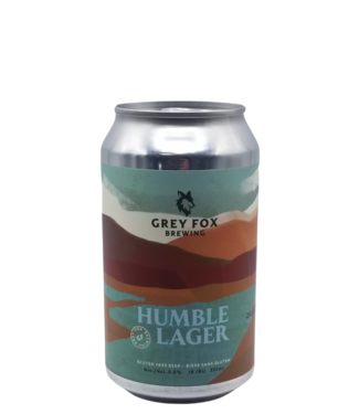 Humble Fox Brewing Grey Fox Brewing Humble Gluten Free Lager 355ml