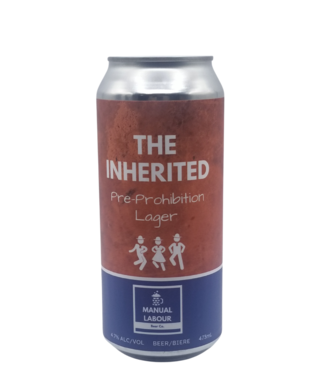 Manual Labour Beer Co. Manual Labour Beer Co.The Inherited Pre-Prohibition Lager 473ml