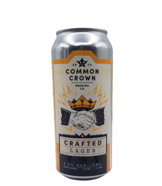 Common Crown Brewing Co. Common Crown Brewing Co. Crafted Lager 473ml