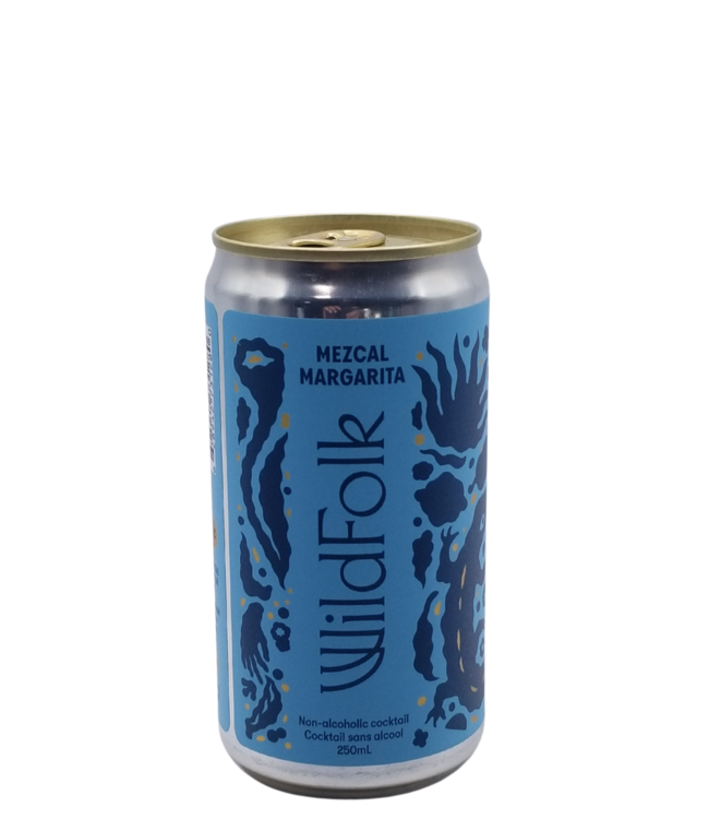 Wild Folk Sparkling Mezcal Margarita Non-Alcoholic Mocktail 237ml