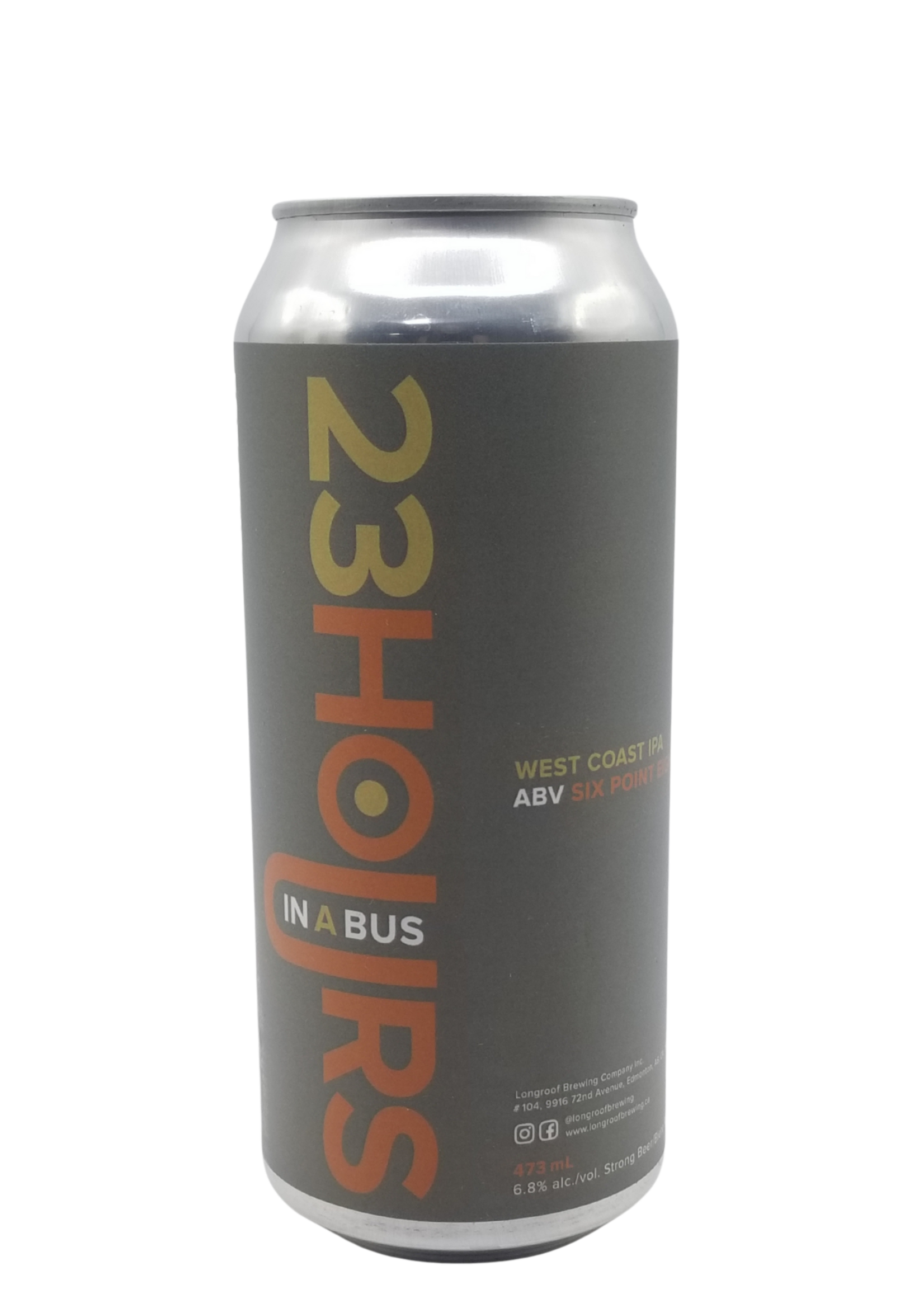 Longroof Brewing Co. Longroof Brewing Co. 23 Hours In A Bus West Coast IPA 473ml