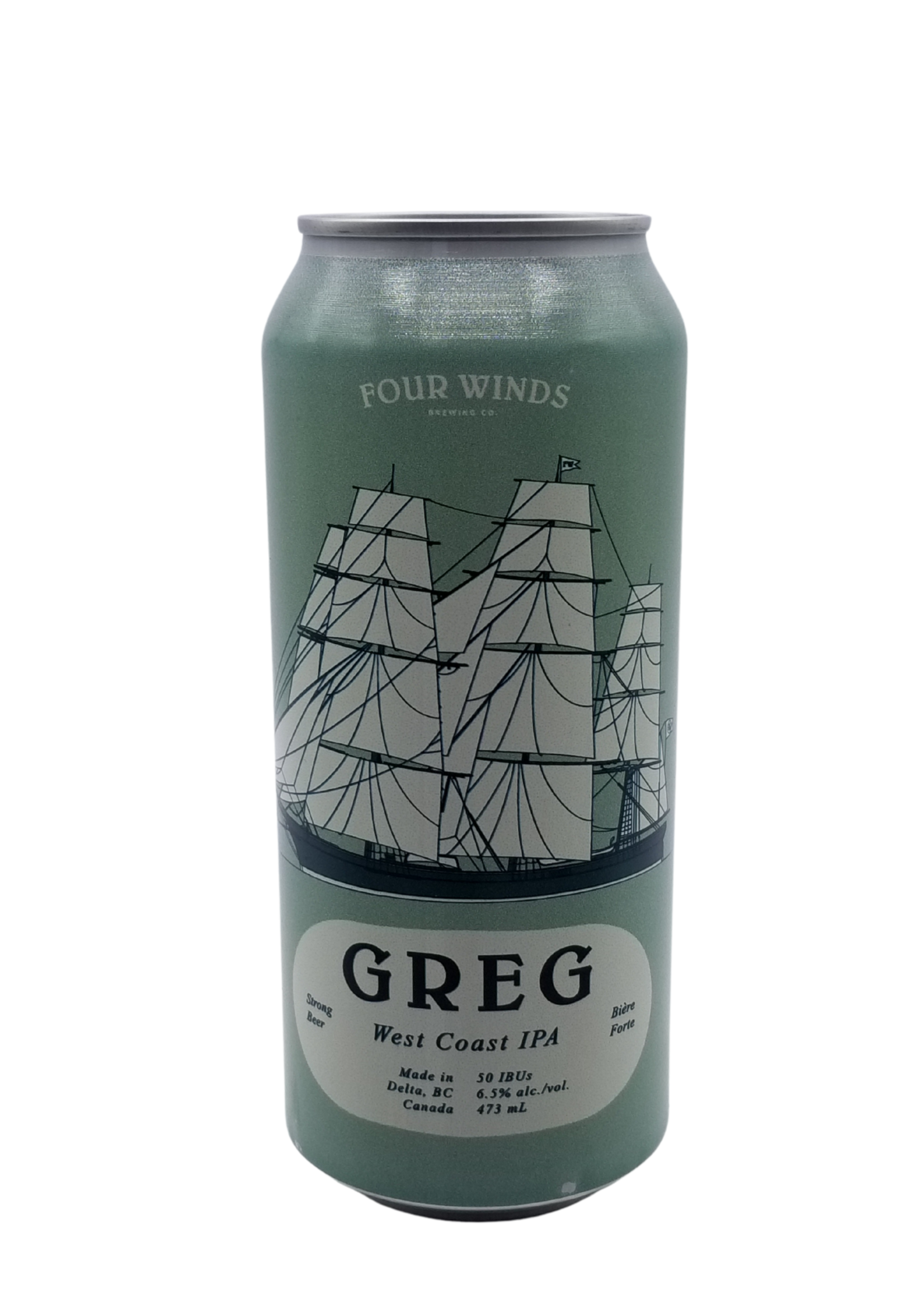 Four Winds Brewing Four Winds Brewing Greg West Coast IPA 473ml