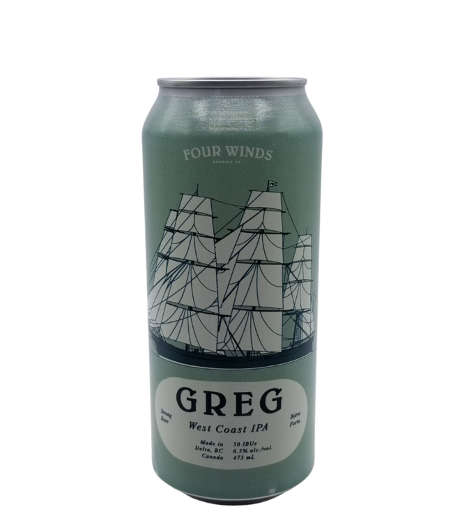 Four Winds Brewing Greg West Coast IPA 473ml