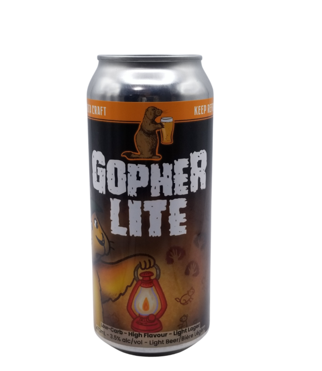 Prairie Dog Brewing Gopher Lite Light Lager 473ml