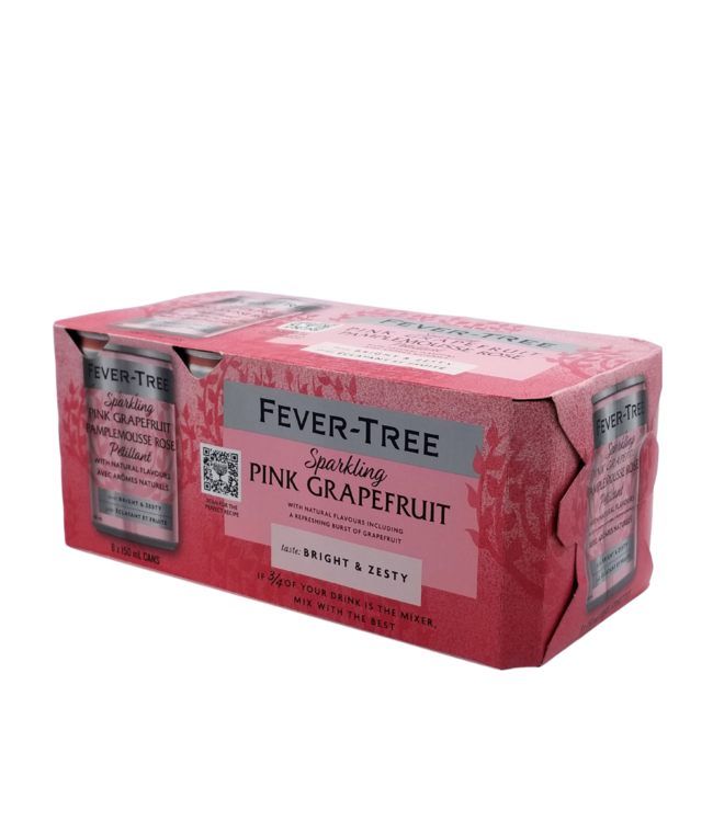 Fever Tree Sparkling Pink Grapefruit 150ml - 8 Pack