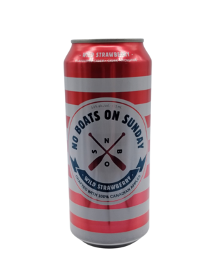 No Boats on Sunday Cidery No Boats on Sunday Wild Strawberry Cider 473ml
