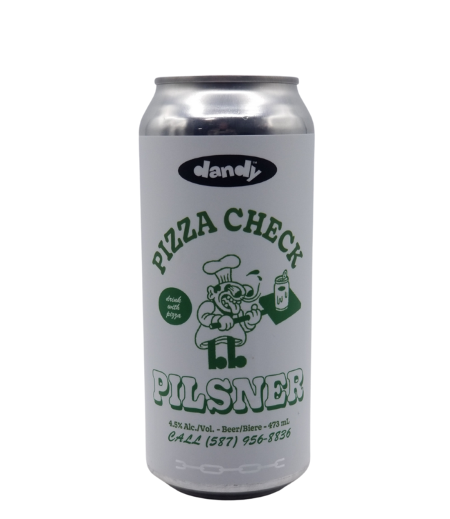The Dandy Brewing Co. Pizza Check Pilsner 473ml
