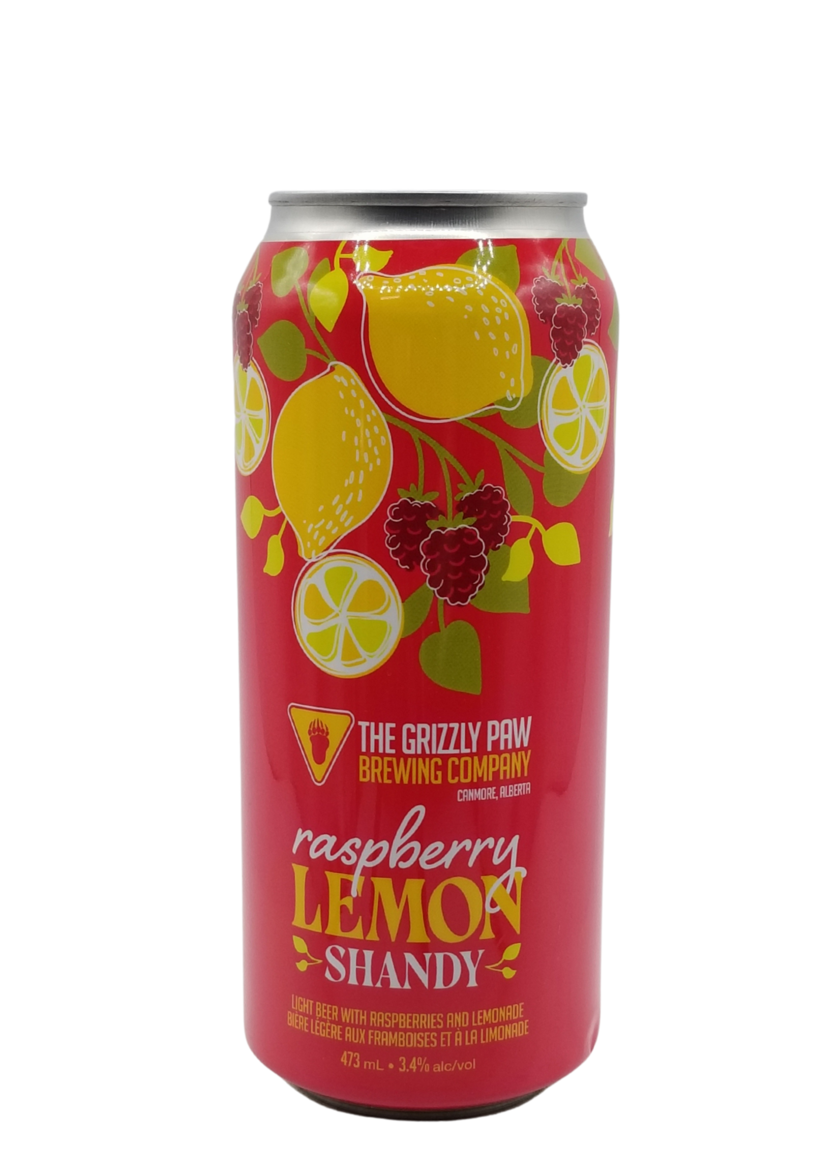 Grizzly Paw Brewing The Grizzly Paw Brewing Co. Raspberry Lemon Shandy 473ml
