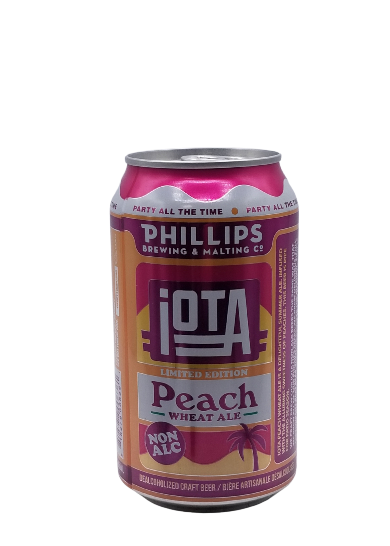 Phillips Brewing Phillips Brewing IOTA Non-Alcoholic Peach Wheat Ale 355ml