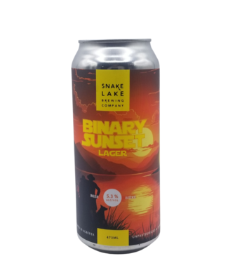 Snake Lake Brewing Snake Lake Brewing Binary Sunset Lager 473ml