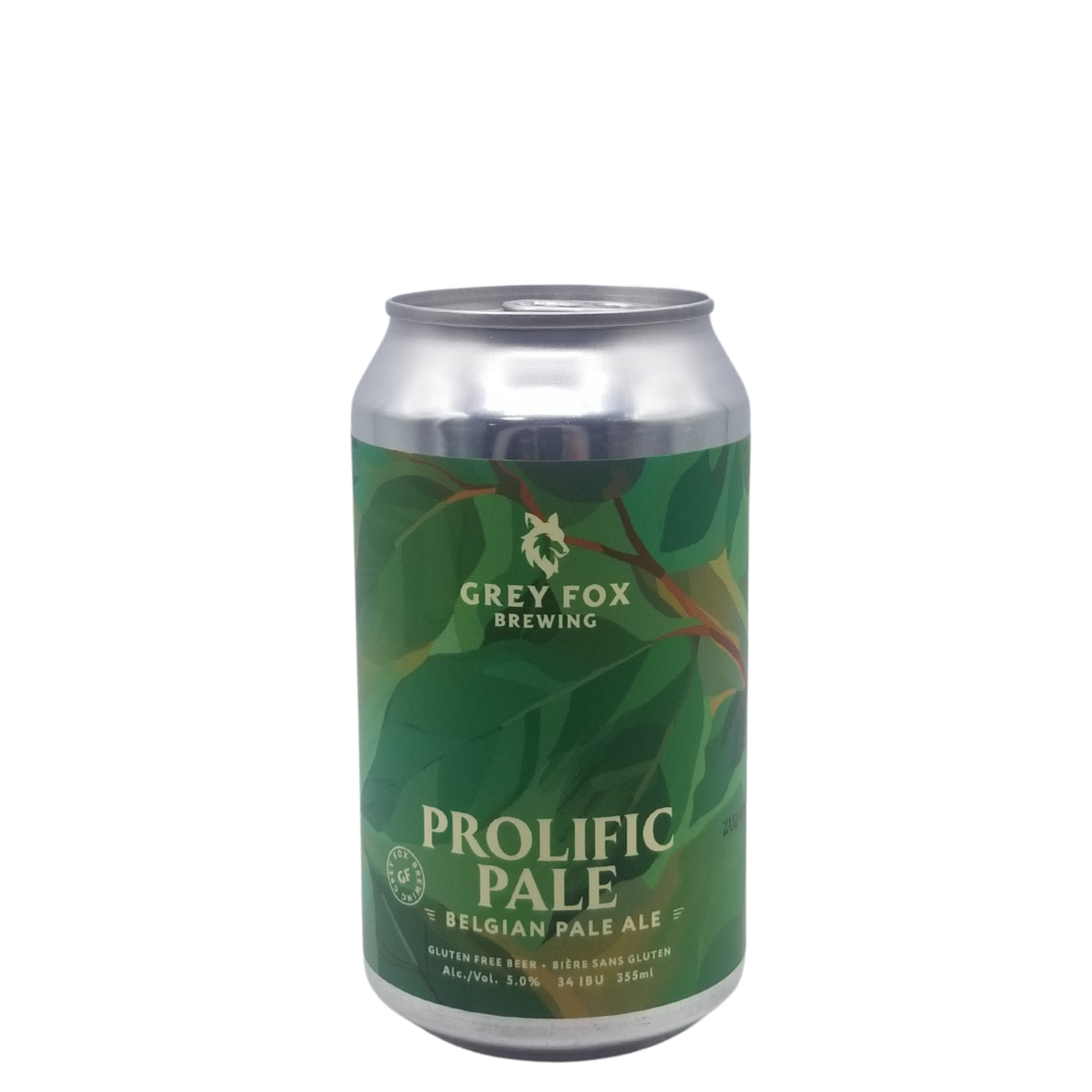 Grey Fox Brewing Grey Fox Brewing Gluten Free Prolific Belgian Pale Ale 355ml