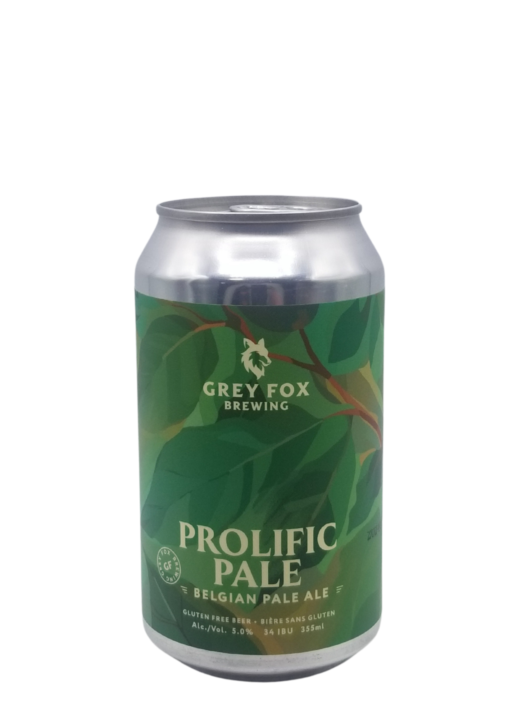 Grey Fox Brewing Grey Fox Brewing Gluten Free Prolific Belgian Pale Ale 355ml