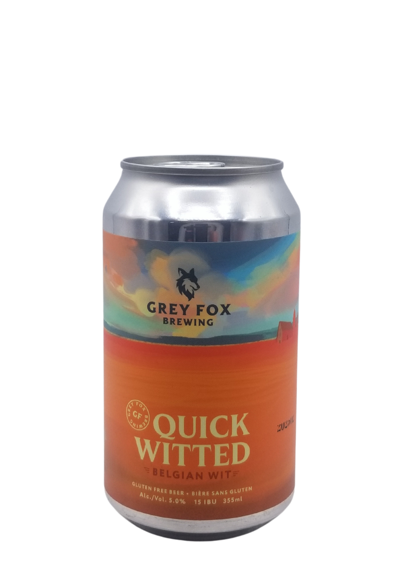 Grey Fox Brewing Grey Fox Brewing Quick Witted Gluten Free Belgian Wit 355ml