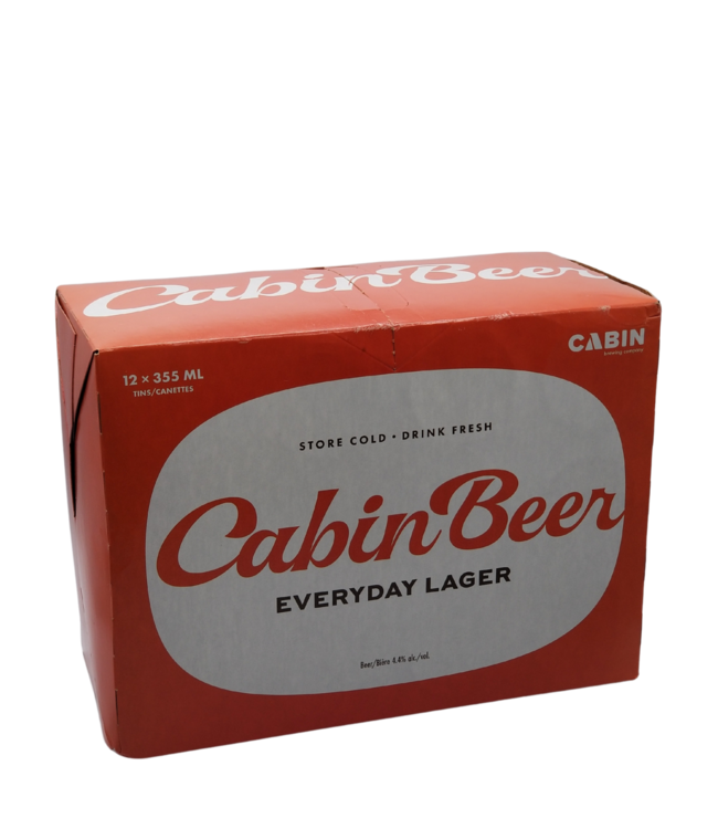 Cabin Brewing Everyday Lager 355ml - 12 Pack