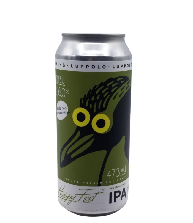 Luppolo Brewing Co. Hoppy Feet New Zealand Hazy IPA473ml