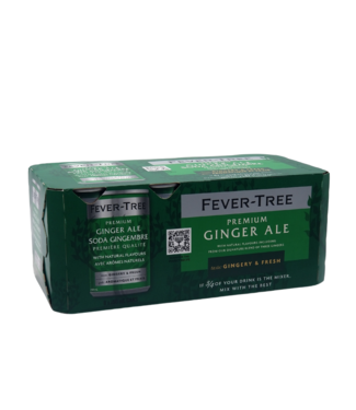 Fever Tree Sparkling Ginger Ale 150ml - 8 Pack