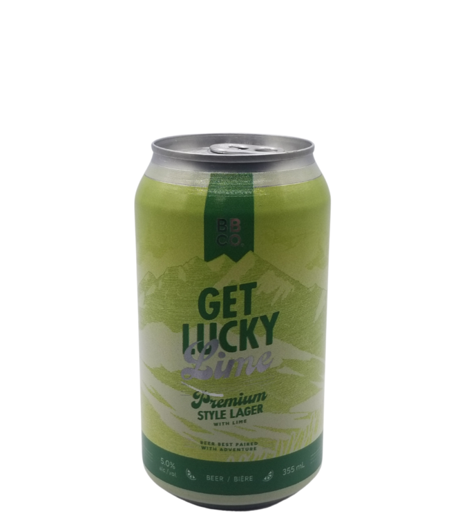 Born Brewing Co. Get Lucky Lager Lime 355ml