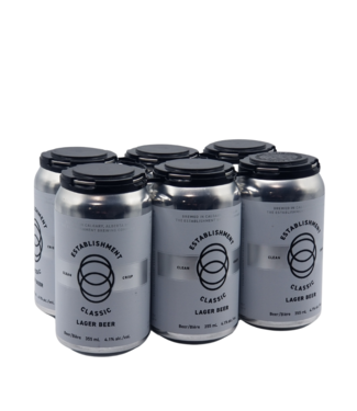The Establishment Brewing Classic Lager Beer 355ml - 6 Pack