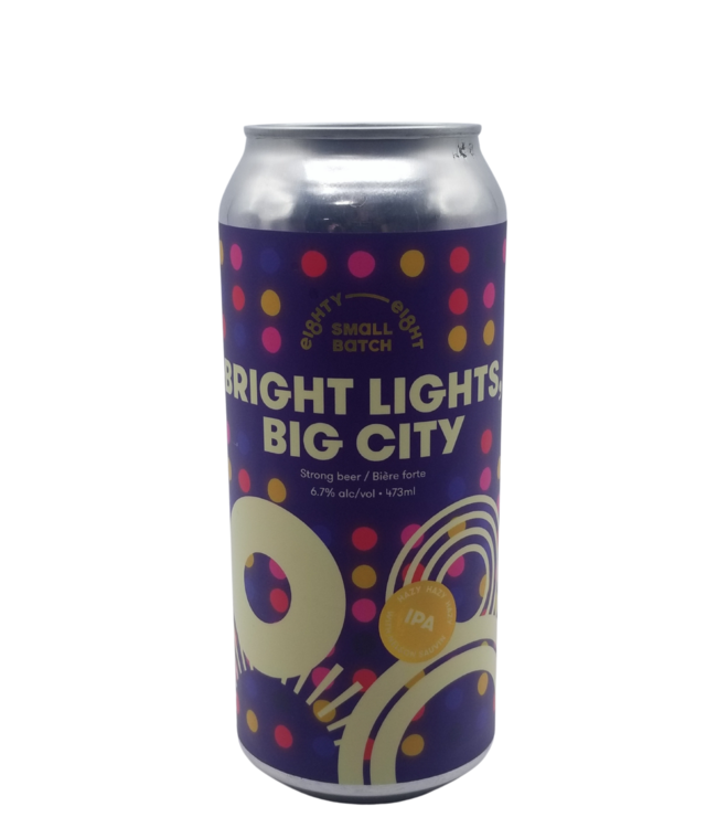 Eighty Eight Brewing Co. Bright Lights, Big City Hazy IPA 473ml