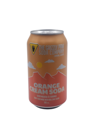 Grizzly Paw Brewing Grizzly Paw Brewing Orange Cream Soda 355ml