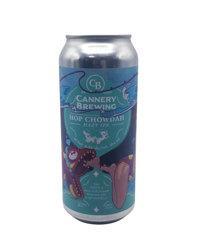 Cannery Brewing Hop Chowdah Hazy IPA 473ml