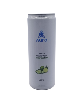 Aura Vodka Aura Vodka Water Cucumber Lime Cocktail 355ml