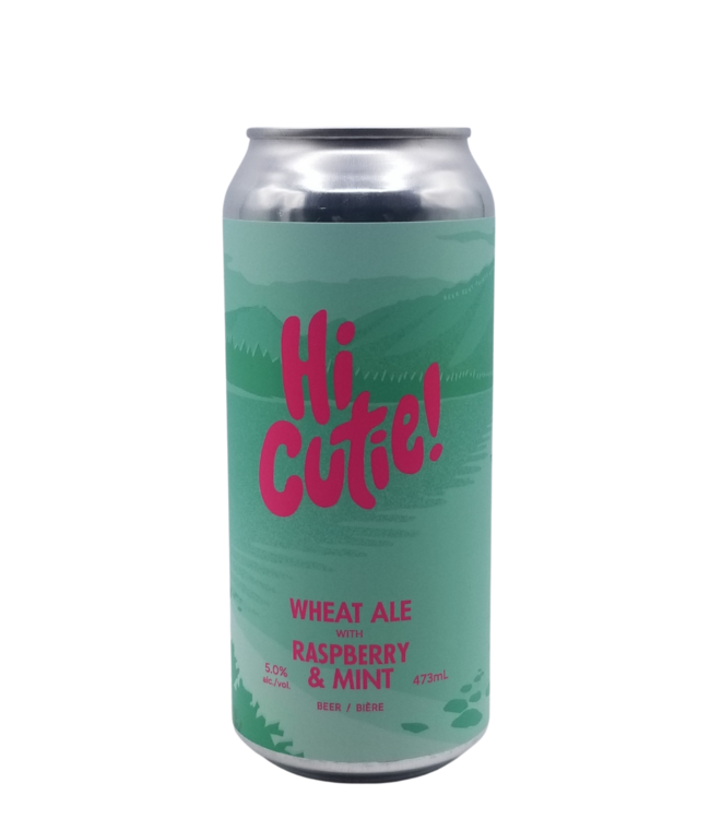 Born Brewing Co. Hi Cutie! Raspberry Mint Wheat Ale 473ml
