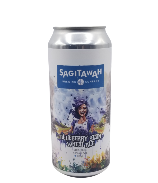 Sagitawah Brewing Co. Blueberry Stain Wheat Ale 473ml