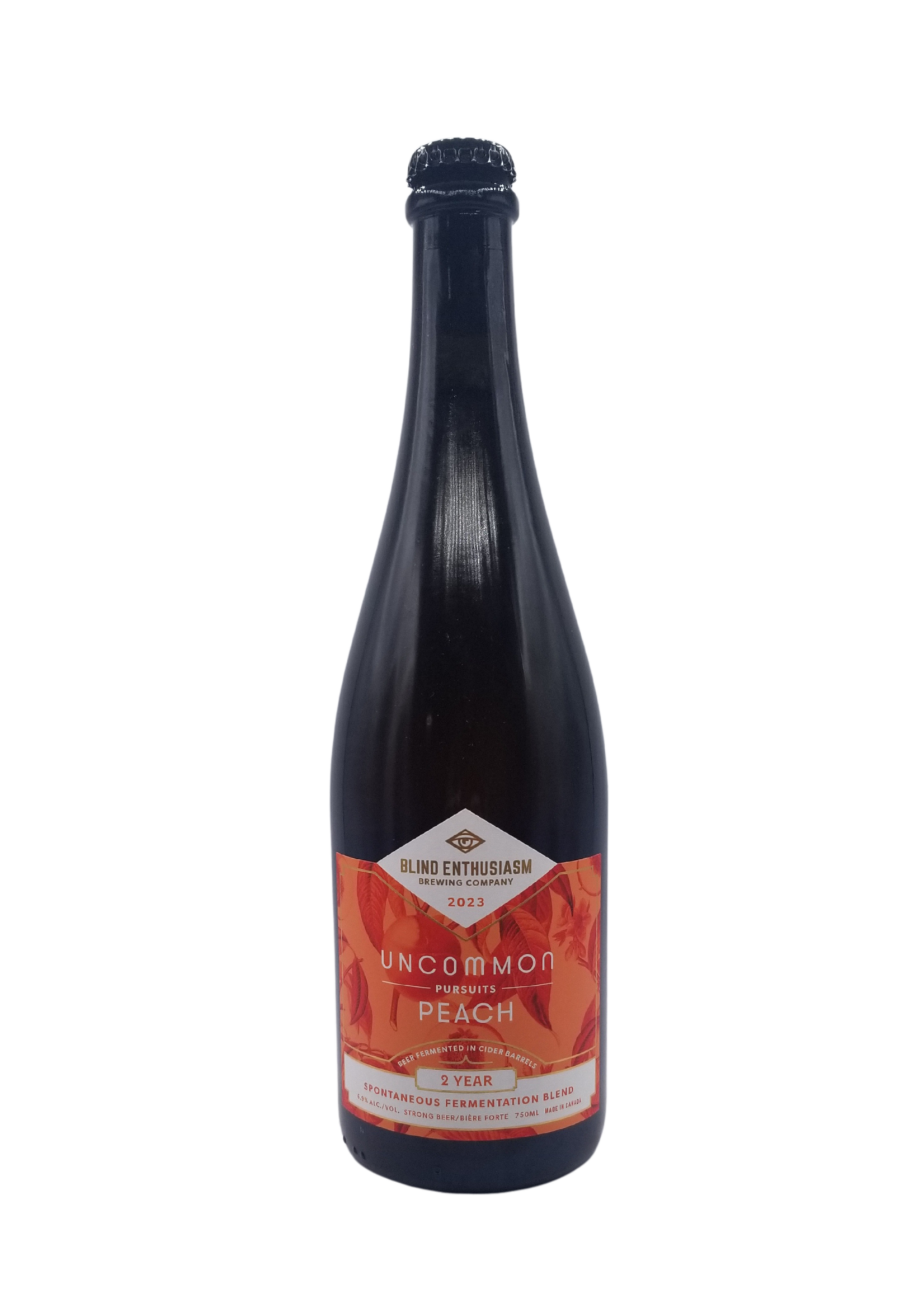 Blind Enthusiasm Uncommon Cider/ Blind Enthusiasm Collab: Pursuits: Peach  750ml