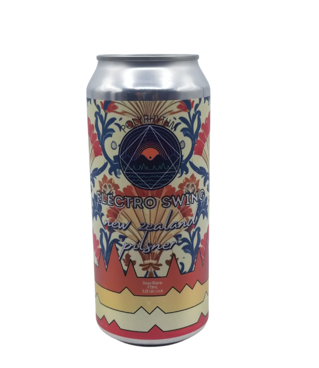 Polyrhythm Brewing Electro Swing New Zealand Pilsner 473ml