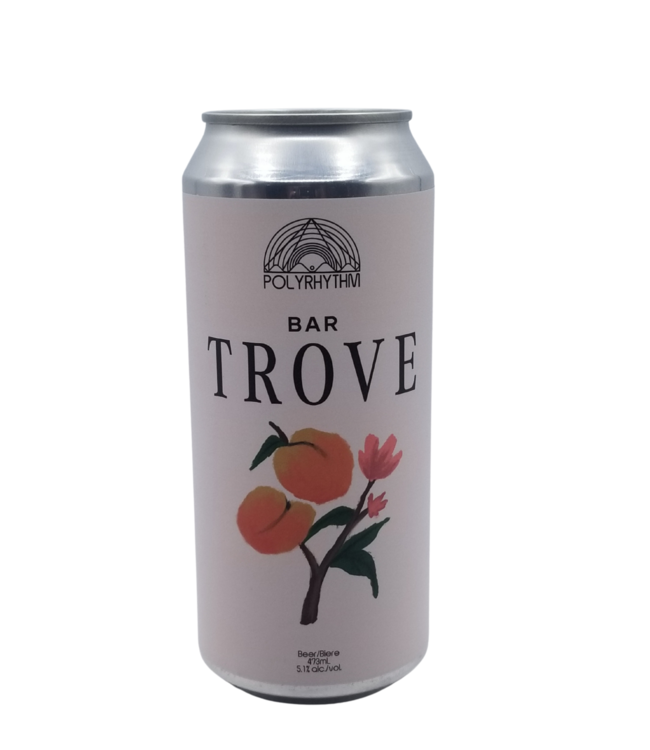 Polyrhythm Brewing/ Bar Trove Collab: Peach Sour 473ml