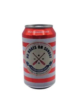 No Boats on Sunday Strawberry Cider 355ml