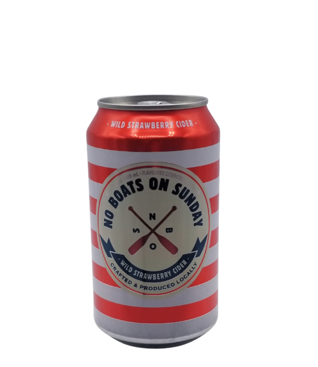 No Boats on Sunday Strawberry Cider 355ml