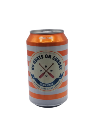 No Boats on Sunday Peach Cider 355ml