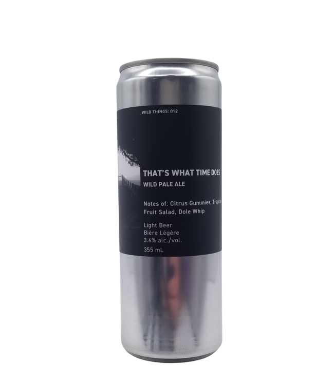 The Establishment Brewing Co.  That's What Time Does Wild Pale Ale 355ml