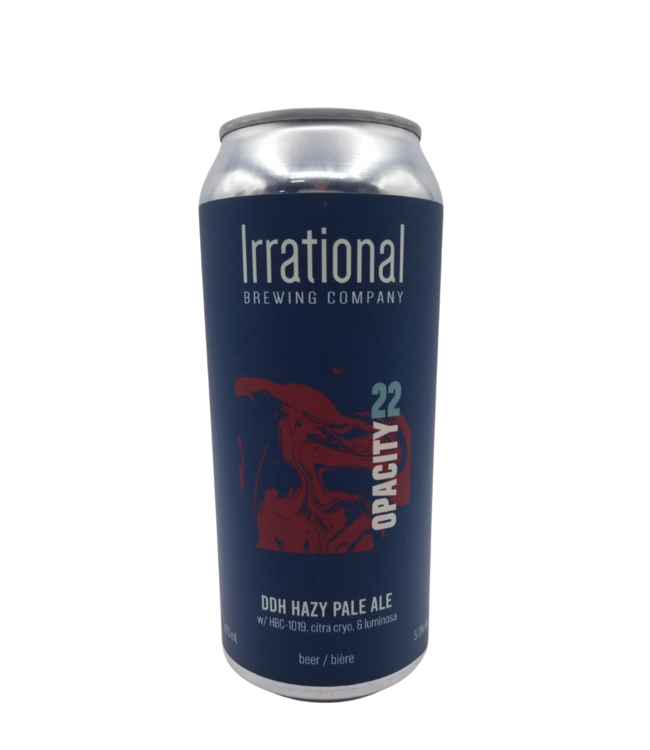 Irrational Brewing Exp. Opacity 22: DDH Hazy Pale Ale 473ml