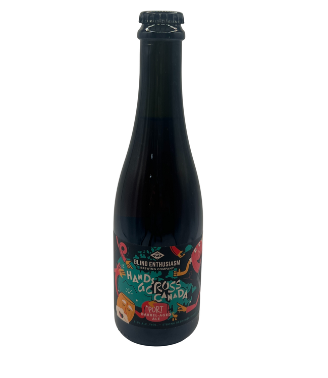 Blind Enthusiasm Hands Across Canada Port Barrel-Aged Ale 375ml