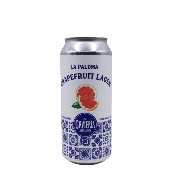 La Cerveceria Astilleros La Rosada Grapefruit Lager 473ml