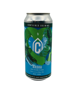Container Brewing Container Brewing Aroha New Zealand Pilsner 473ml