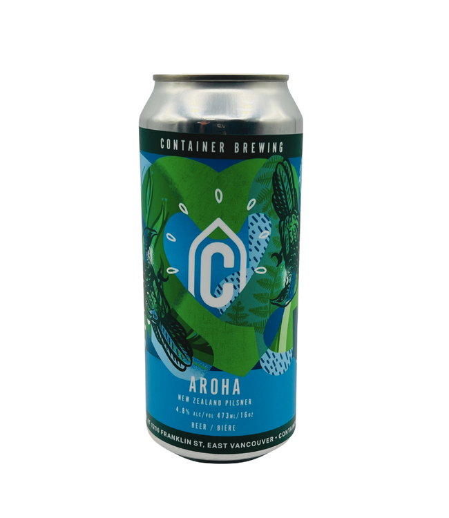 Container Brewing Aroha New Zealand Pilsner 473ml